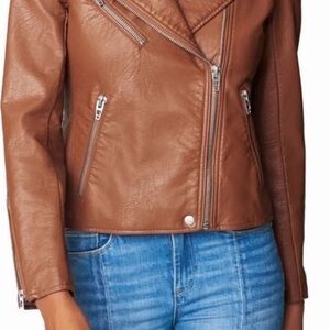 Blank NYC Tan Leather Jacket Women’s Large